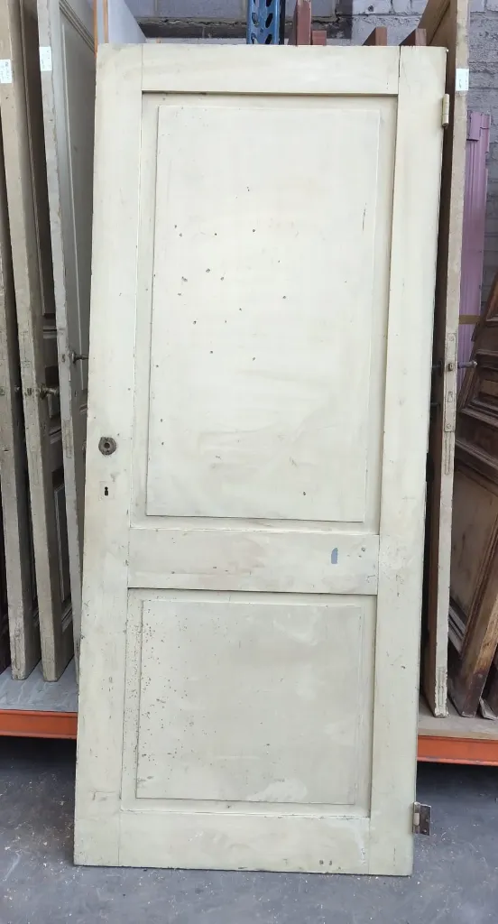 Porte pleine 2 panneaux 213x89x3,5 cm (L)