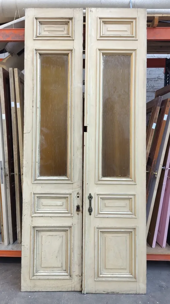 Double porte vitrée 317x122x4,5 cm (L)