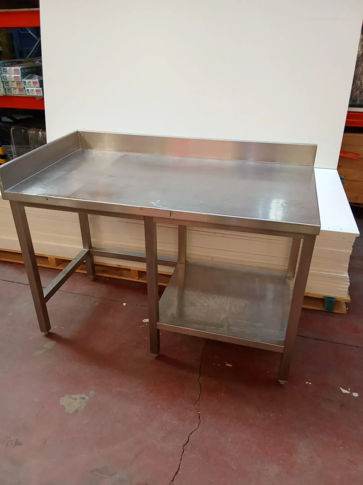 Table de travail en Inox