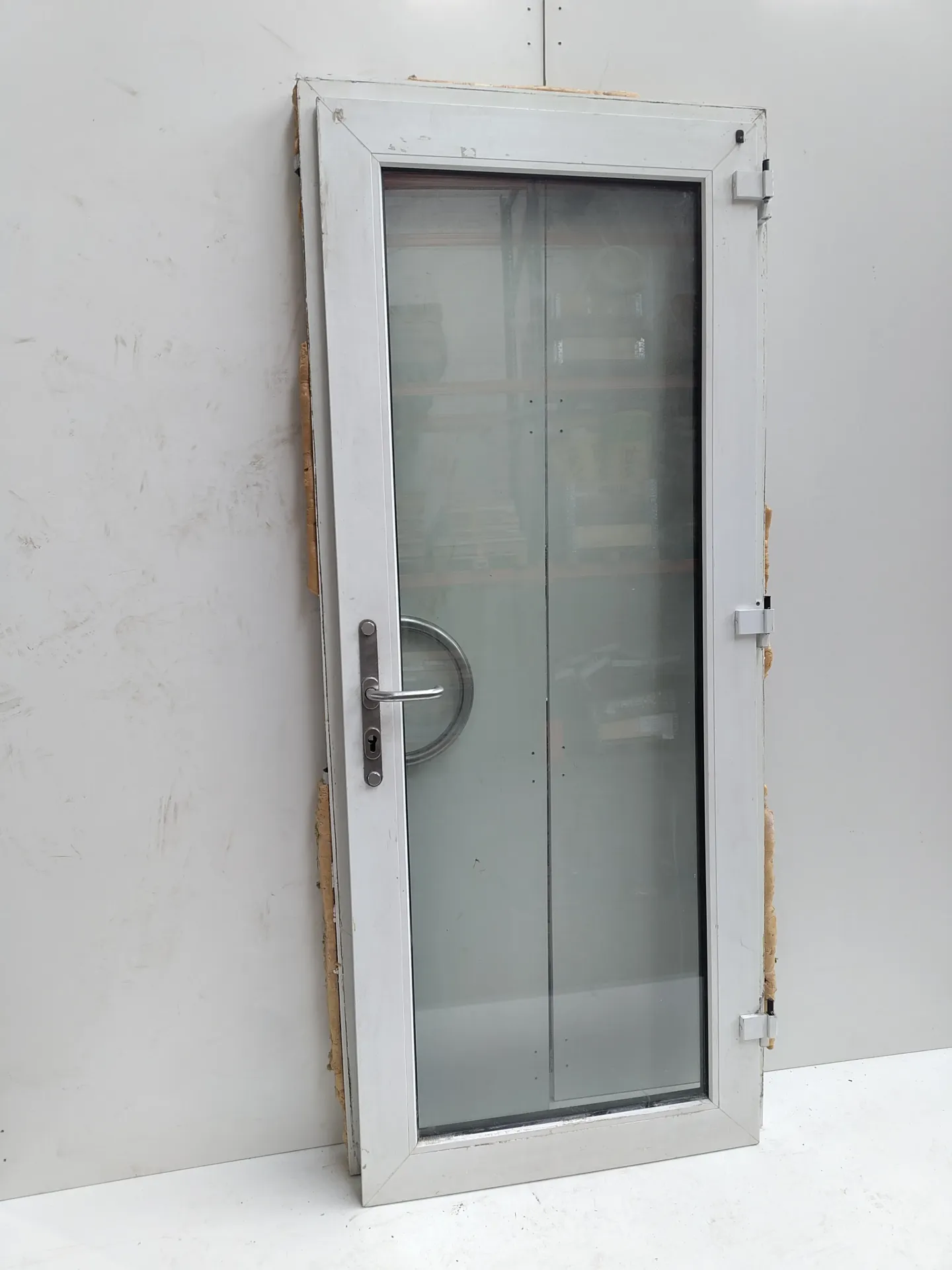 Porte extérieure vitrée PVC 222,7x95,2x5,8 cm (L)