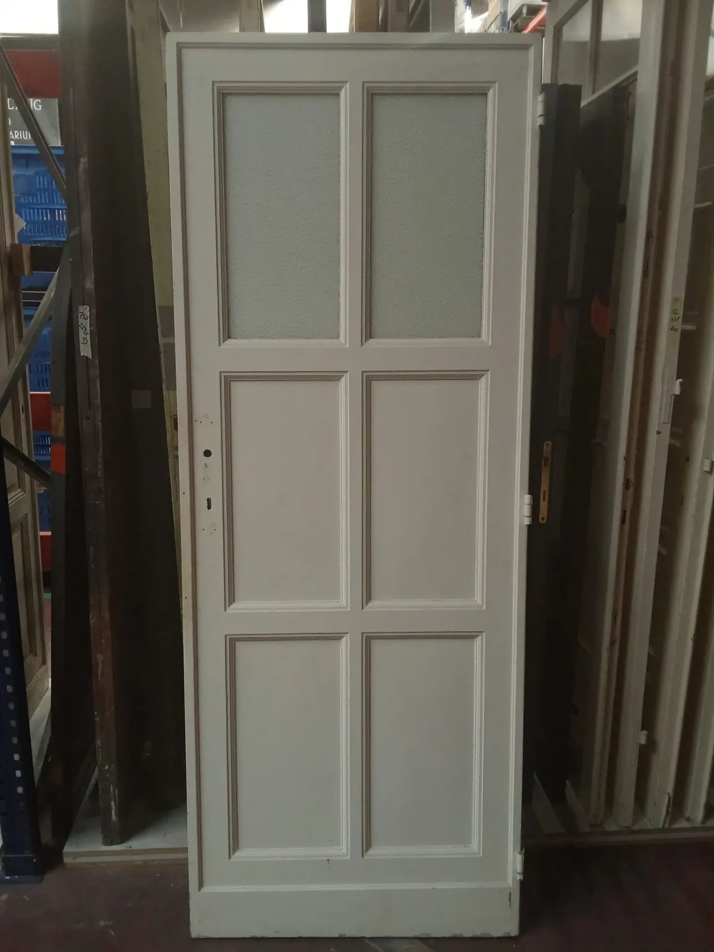 Porte vitrage martelé -  82.5*214