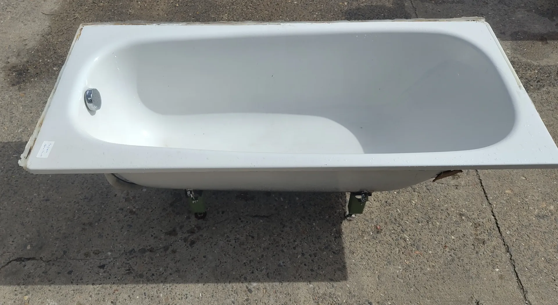 Baignoire acier 160x70x55 cm (L)