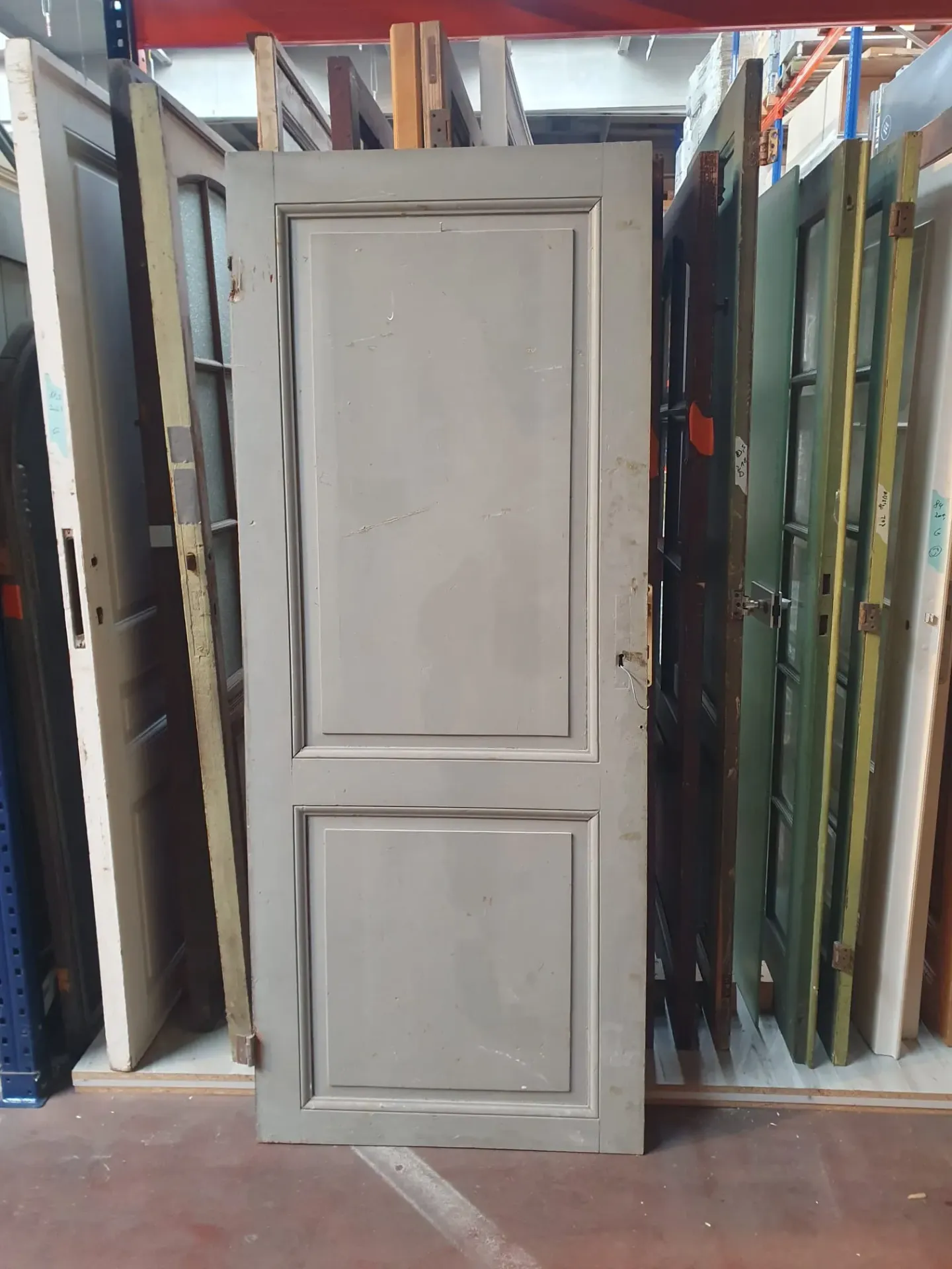 Porte pleine 2 panneaux 84,5*208