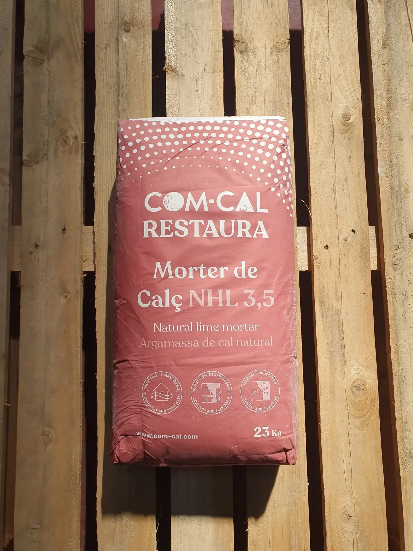 Mortier à base de chaux ComCal - Restaura 23kg - Neuf