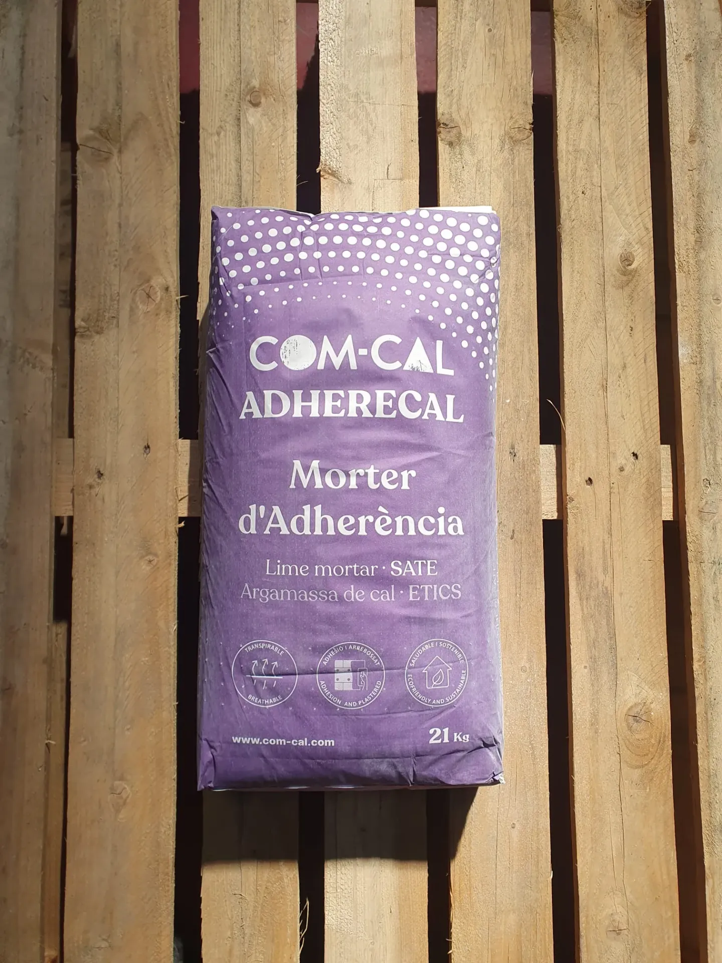 Mortier colle à base de chaux ComCal - Adherecal 21kg - Neuf