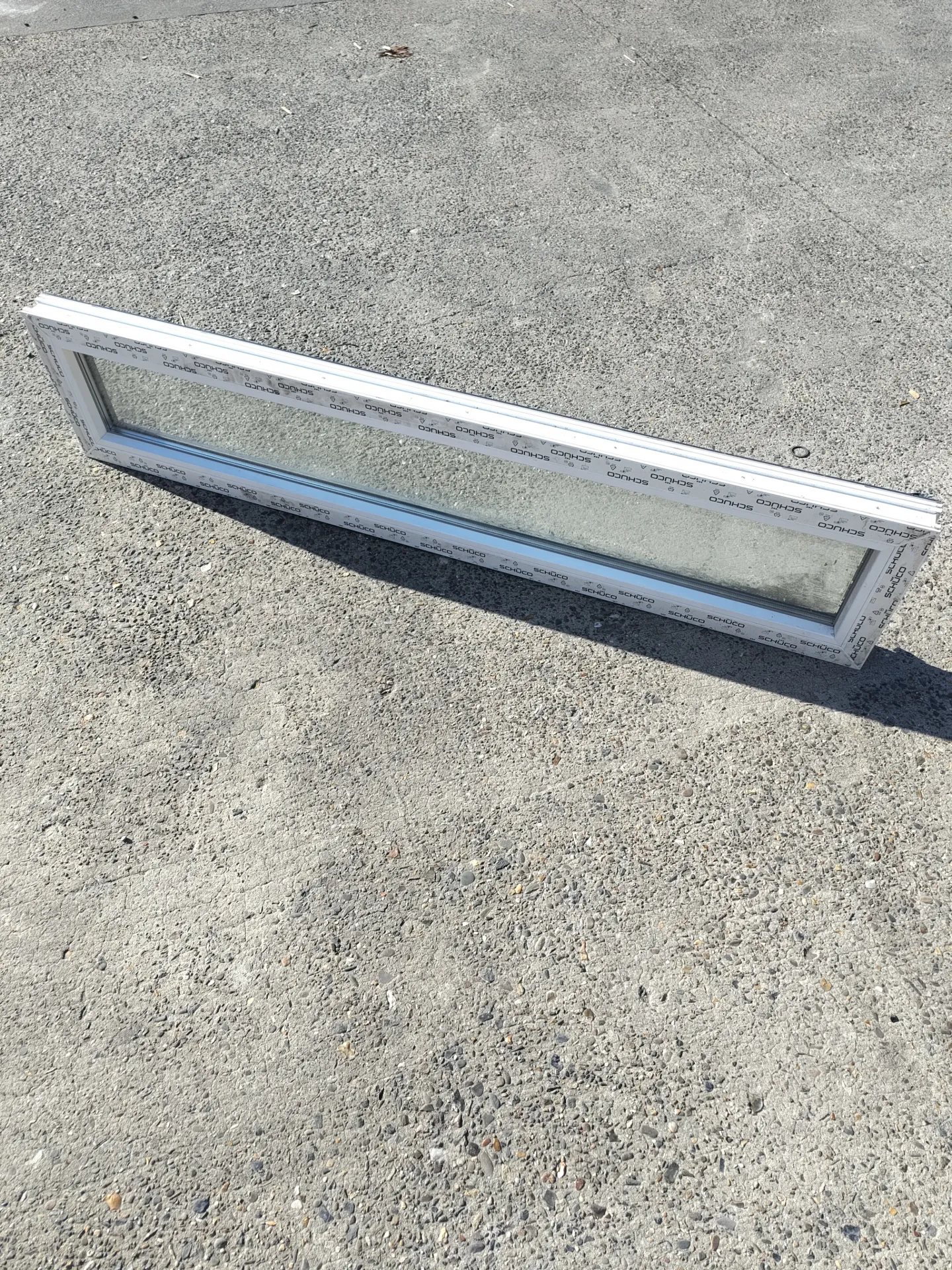Imposte PVC blanc/anthracite 190x40x8,2 cm (L)