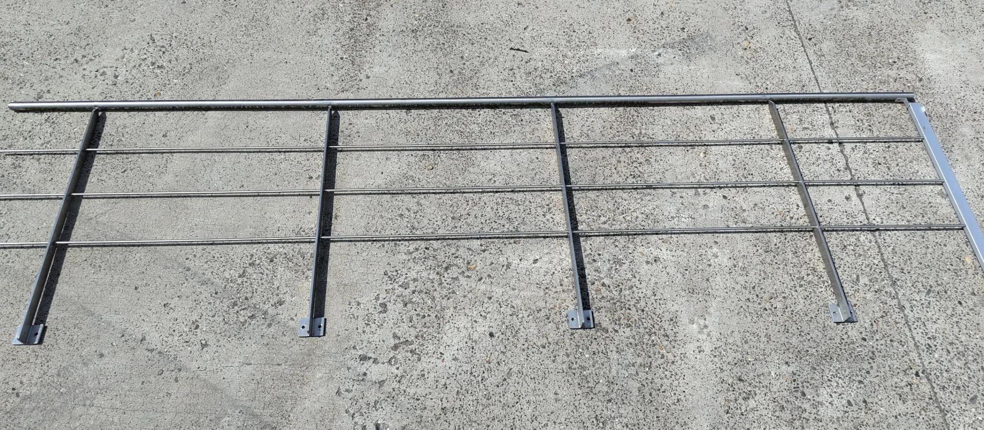 Garde corps inox - 450 cm & 540 cm (L)