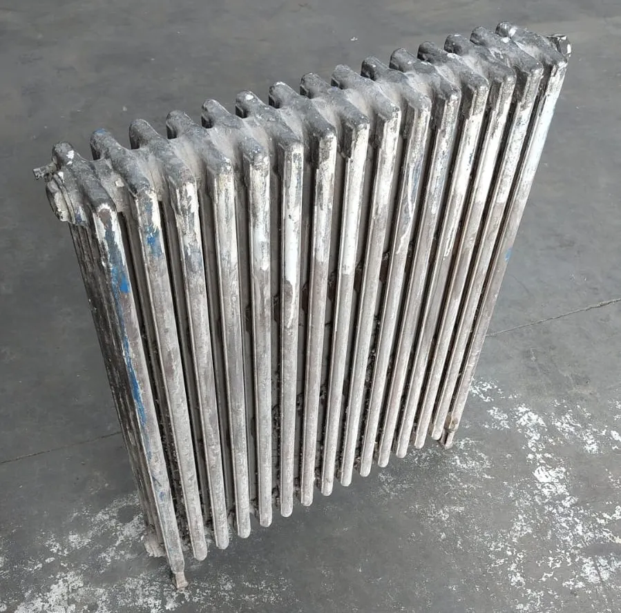 Radiateur sur pied en fonte 75x90x16 cm (L)
