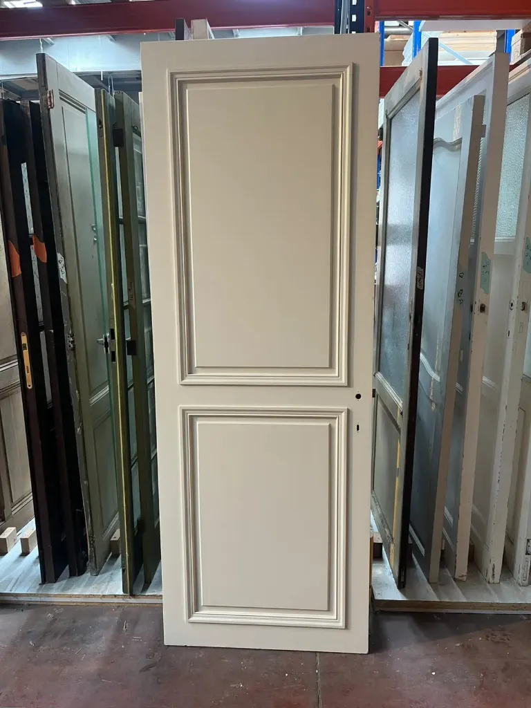 Porte pleine 2 panneaux 79*215,5cm
