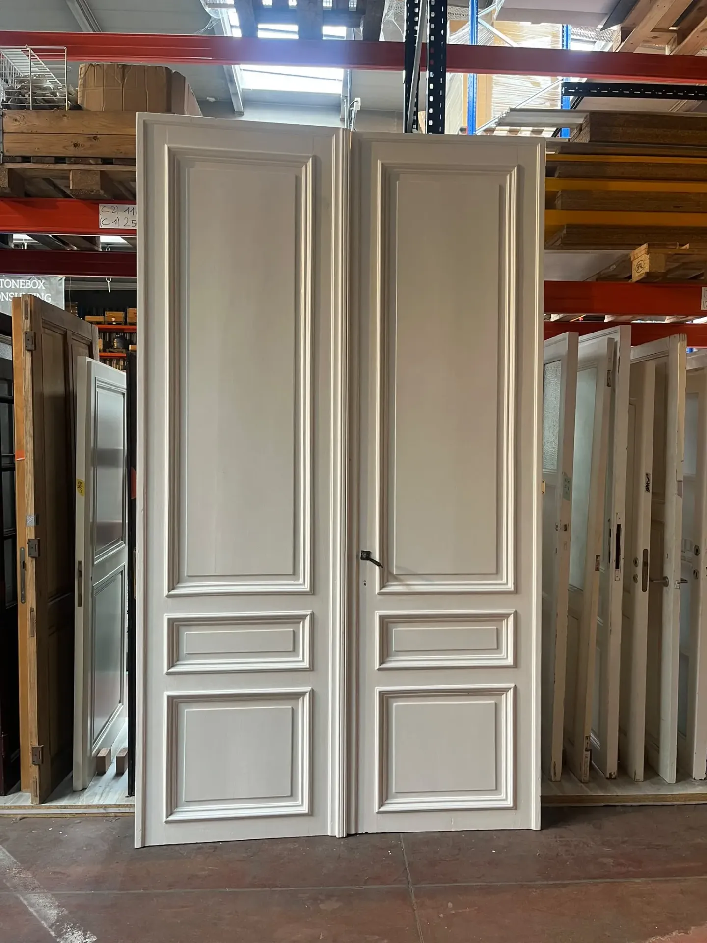Double porte à panneaux 300*172cm