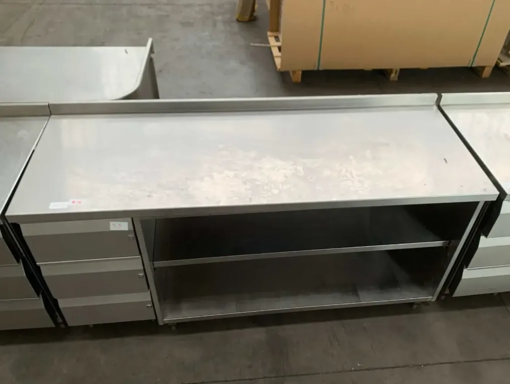 Armoires de travail inox (combi 2 meubles) (L)