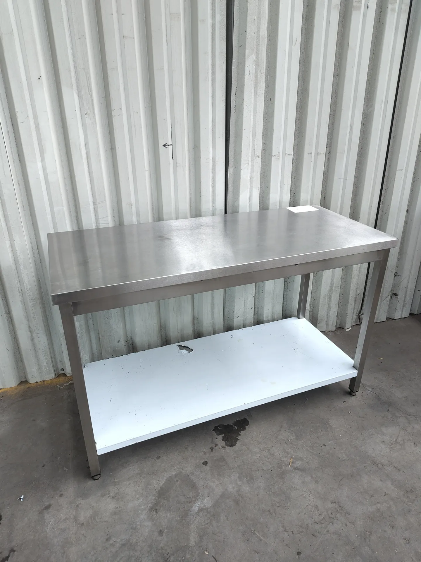 Table inox 140x60x90 cm (L)