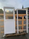 Porte extérieure PVC 216,6x100,2x10 cm (L)