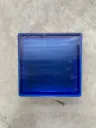 Brique de verre bleutée 19x19cm (L)