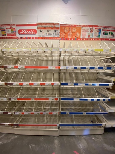 Lot de rayonnage de magasin (L)