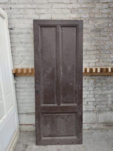 Porte ancienne en bois 2 pièces (L)
