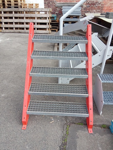 Escalier galvanisé 5 marches