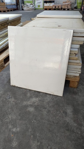 Dalle de céramique blanche 60x60x3cm (L)
