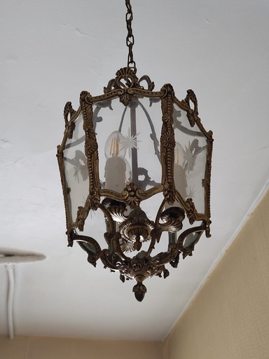 Luminaire suspendu type lanterne – style classique (L)  