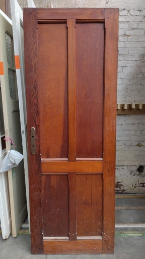 Porte en bois massif vintage – style classique (L) 