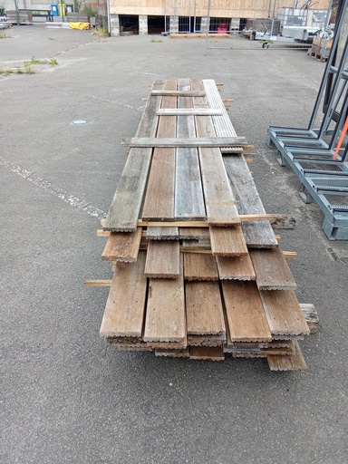 Lattes de terrasse en bois