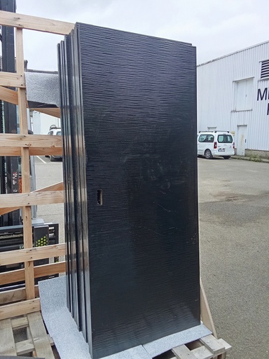 Porte revêtement stratifié noir - 83cm