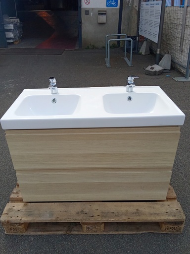 Meuble de salle de bains double vasques