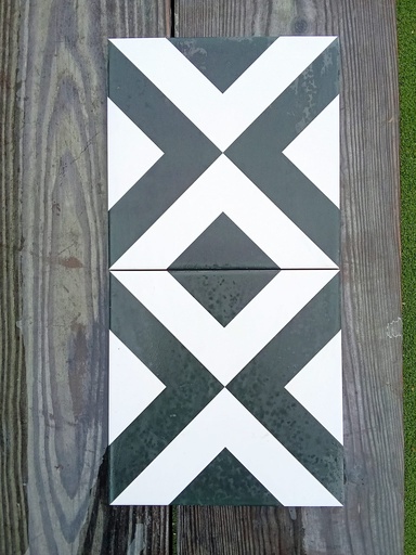 Carrelage motif croix (20*20)