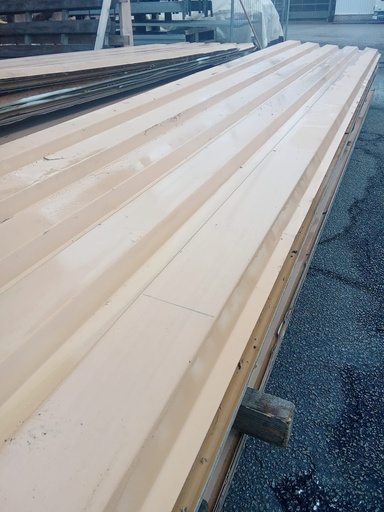 Tôle bac acier - jaune